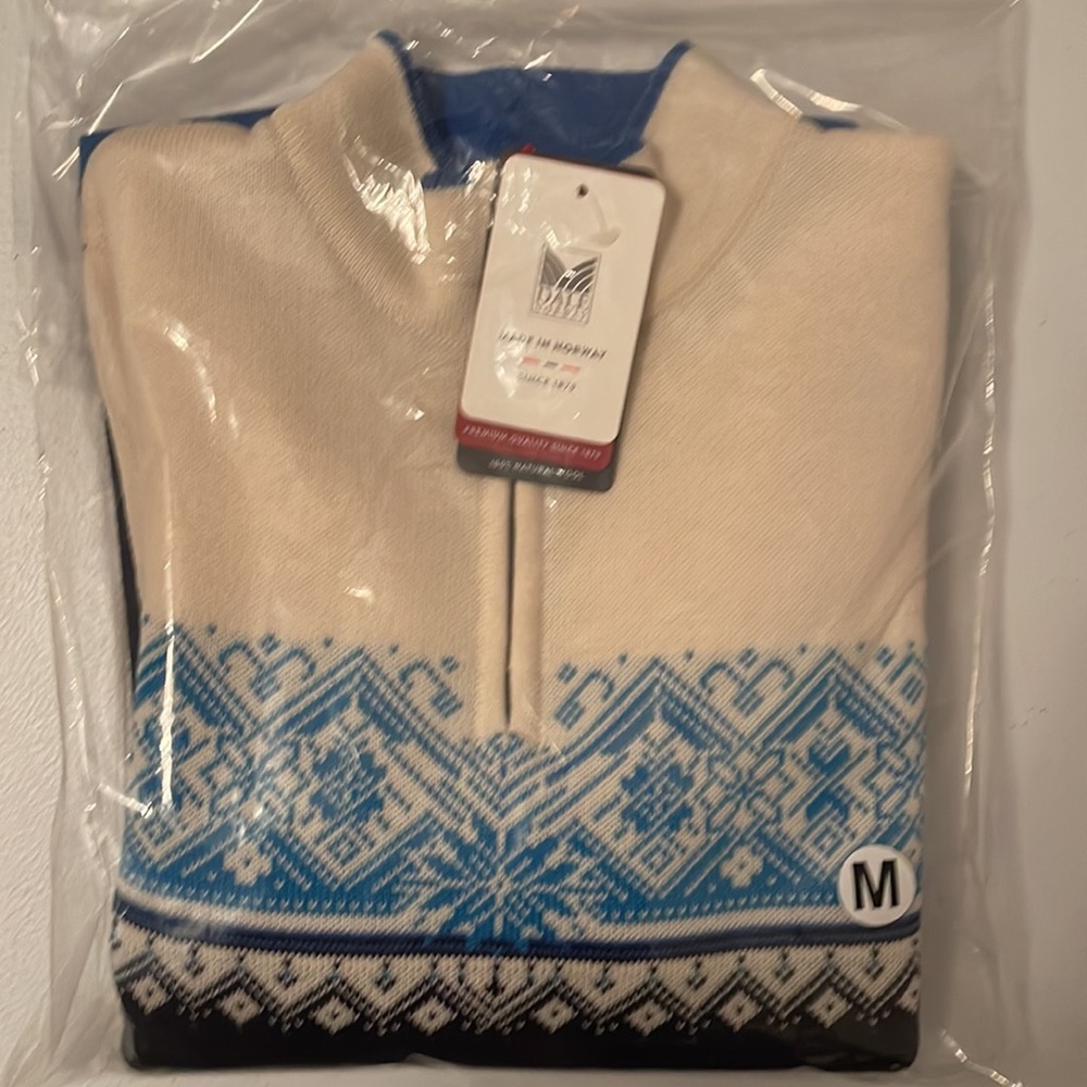 Dale of Norway St Moritz Merino Wool Ski Sweater Womens Size Medium Nwt - Picture 4 of 5